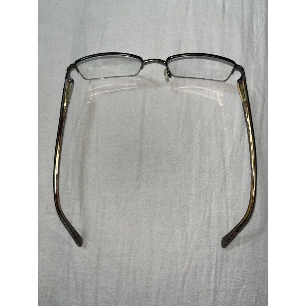 Burberry Eyeglasses B 1012 1012 Brown Half Rim Frame Italy 50[]19 135
